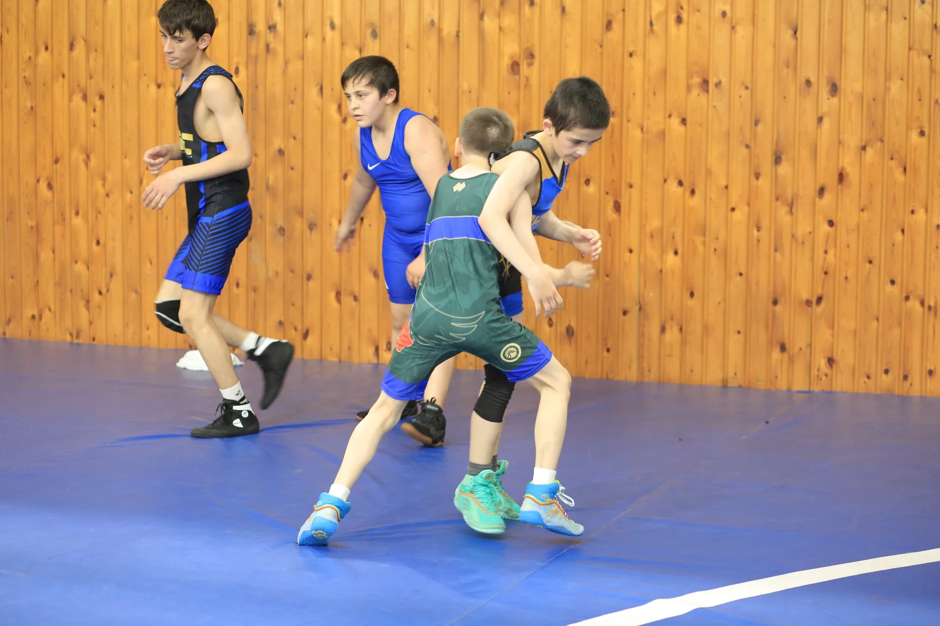 Drill stand-up, position de garde